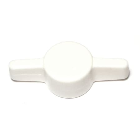 Midwest Fastener 3/8" White Plastic Tee Thumb Screw Knobs 5PK 70888